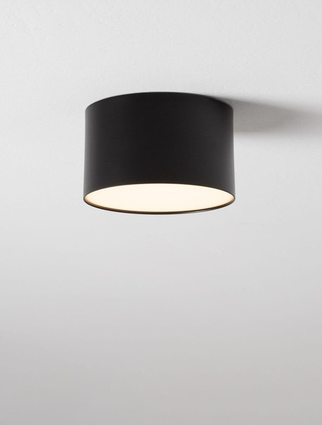Nova Luce LED Deckenleuchte Luldo 10W warmweiss 3000K Schwarz Aluminium Ø11cm 9030726