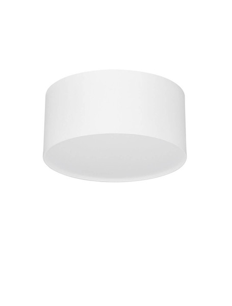 Nova Luce LED Deckenleuchte Luldo 16W warmweiss 3000K Weiß Aluminium Ø14cm 9030727