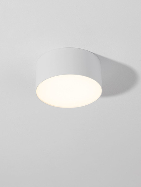 Nova Luce LED Deckenleuchte Luldo 16W warmweiss 3000K Weiß Aluminium Ø14cm 9030727