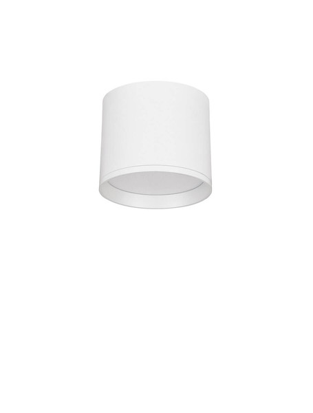 Nova Luce LED Deckenleuchte Ziare 10W warmweiss 3000K Weiß Aluminium Ø10cm 9030729