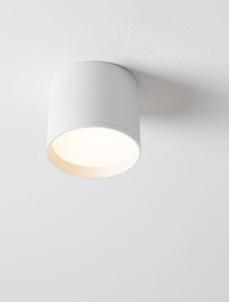 Nova Luce LED Deckenleuchte Ziare 10W warmweiss 3000K Weiß Aluminium Ø10cm 9030729