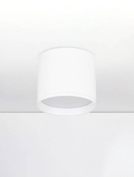 Nova Luce LED Deckenleuchte Ziare 10W warmweiss 3000K Weiß Aluminium Ø10cm 9030729