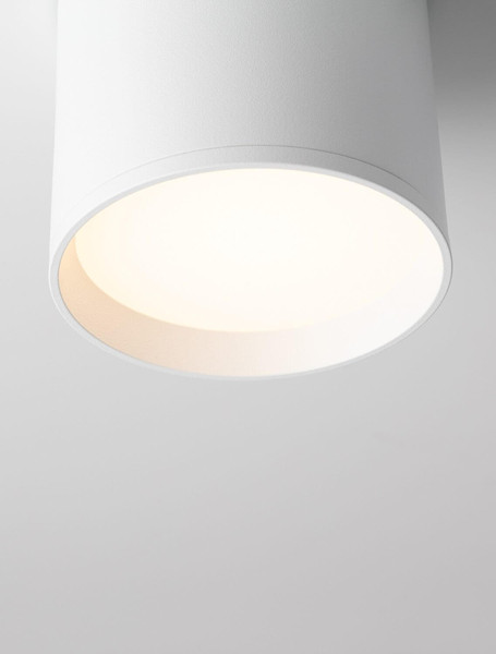 Nova Luce LED Deckenleuchte Ziare 10W warmweiss 3000K Weiß Aluminium Ø10cm 9030729