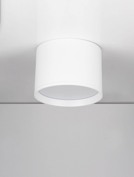 Nova Luce LED Deckenleuchte Ziare 17W warmweiss 3000K Weiß Aluminium Ø12cm 9030731