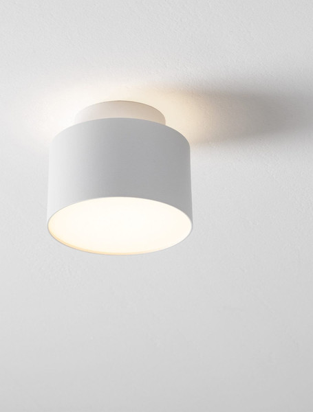 Nova Luce LED Deckenleuchte Ozen 16W warmweiss 3000K Weiß Aluminium Ø11cm 9030733
