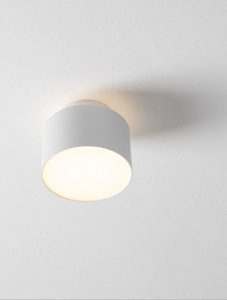 Nova Luce LED Deckenleuchte Ozen 16W warmweiss 3000K Weiß Aluminium Ø11cm 9030733