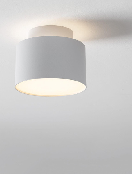 Nova Luce LED Deckenleuchte Ozen 16W warmweiss 3000K Weiß Aluminium Ø11cm 9030733