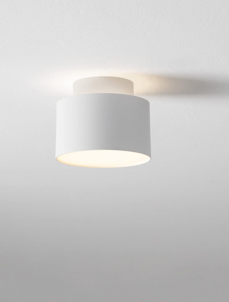 Nova Luce LED Deckenleuchte Ozen 16W warmweiss 3000K Weiß Aluminium Ø11cm 9030733