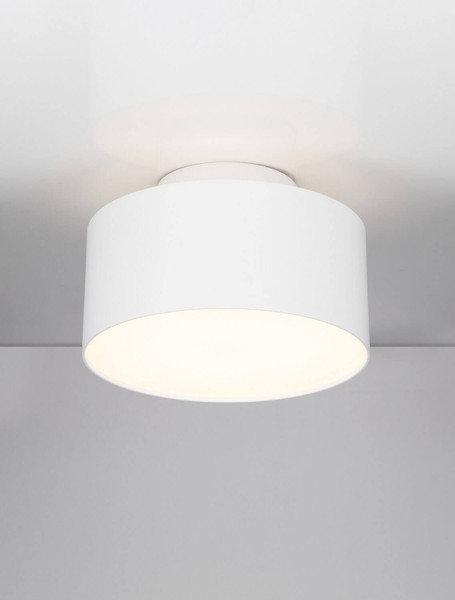Nova Luce LED Deckenleuchte Ozen 24W warmweiss 3000K Weiß Aluminium Ø14cm 9030735