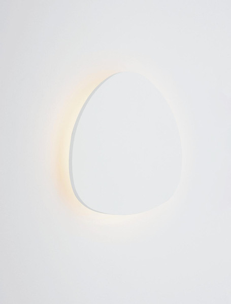 Nova Luce LED Wandleuchte Atena 8W warmweiss 3000K Weiß Aluminium 20x19cm 9030738