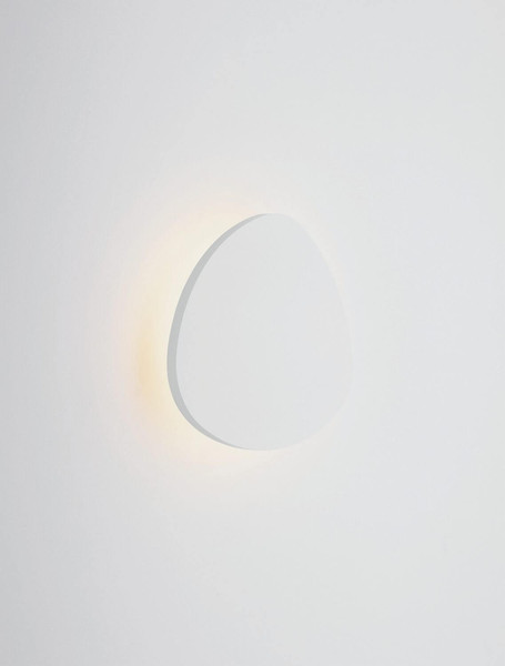 Nova Luce LED Wandleuchte Atena 8W warmweiss 3000K Weiß Aluminium 20x19cm 9030738