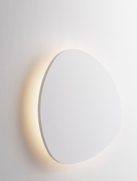 Nova Luce LED Wandleuchte Atena 12W warmweiss 3000K Weiß Aluminium 25x24cm 9030739