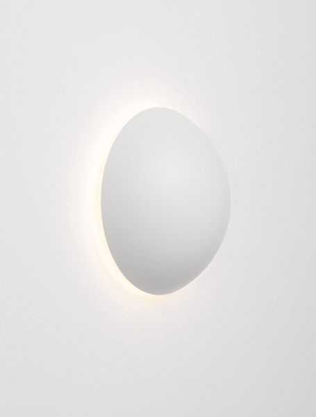 Nova Luce LED Wandleuchte Iona 3W warmweiss 3000K Weiß Aluminium Ø12,5cm 9030740