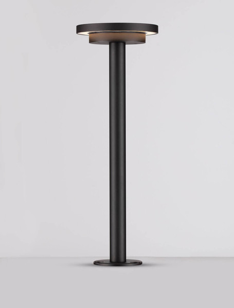 Nova Luce LED Wegeleuchte Nitro 12W warmweiss 3000K IP65 salzwasserfest Schwarz Aluminium 44cm 9030750