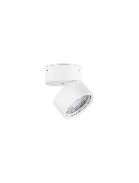 Nova Luce LED Deckenleuchte Akro 12W warmweiss 3000K Weiß Aluminium Ø8cm 9030771