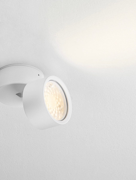 Nova Luce LED Deckenleuchte Akro 12W warmweiss 3000K Weiß Aluminium Ø8cm 9030771