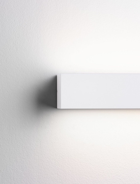 Nova Luce LED Außen-Wandleuchte Flora 10W warmweiss 3000K IP54 salzwasserfest Weiß Aluminium 23x6,5cm 9030808
