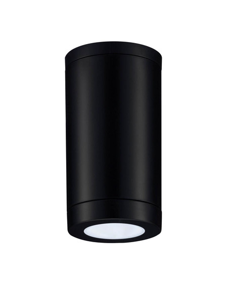 Nova Luce Außen-Deckenleuchte Spot GU10 IP54 salzwasserfest Schwarz Ø8cm 9030821