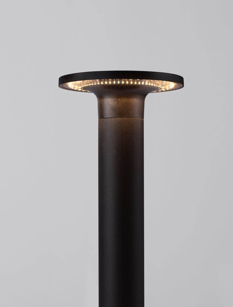 Nova Luce LED Wegeleuchte Tower 8W warmweiss 3000K IP65 salzwasserfest Schwarz 52cm 9030826