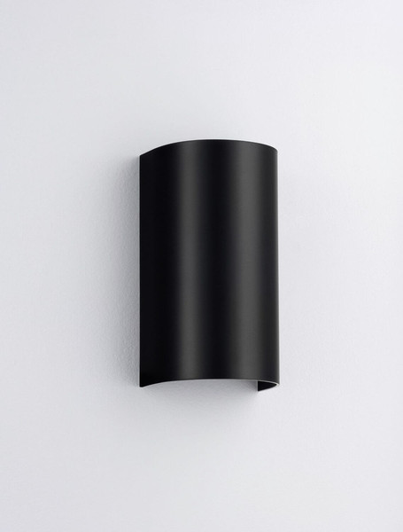 Nova Luce Außen-Wandleuchte York 2-flammig 2xGU10 IP65 salzwasserfest Schwarz Aluminium 19,5x11cm 9030830