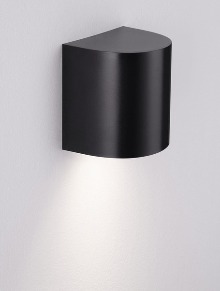 Nova Luce Außen-Wandleuchte York GU10 IP65 salzwasserfest Schwarz Aluminium 11x11cm 9030832