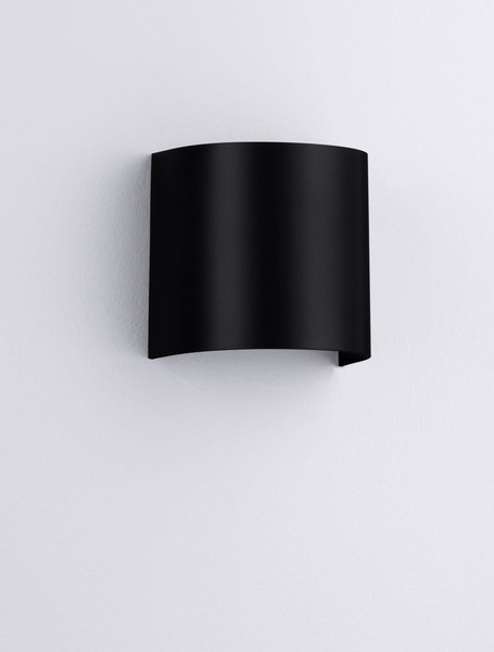 Nova Luce Außen-Wandleuchte York GU10 IP65 salzwasserfest Schwarz Aluminium 11x11cm 9030832