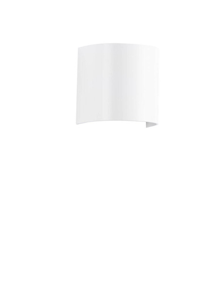 Nova Luce Außen-Wandleuchte York GU10 IP65 salzwasserfest Weiß Aluminium 11x11cm 9030833