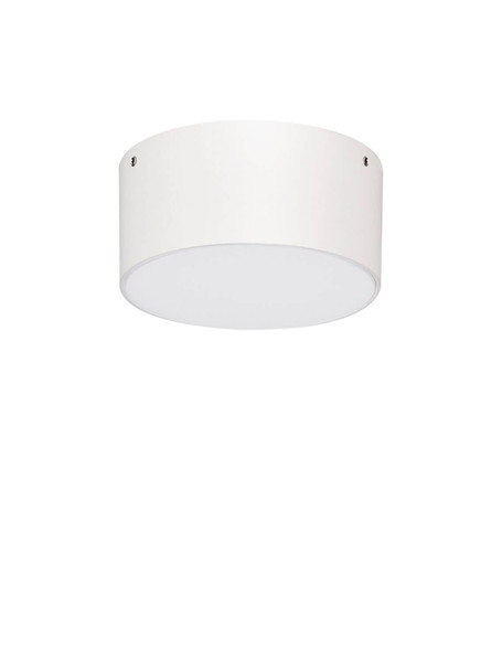 Nova Luce LED Außen-Deckenleuchte Judi 10W warmweiss 3000K IP65 salzwasserfest Weiß Aluminium Ø12cm 9030834