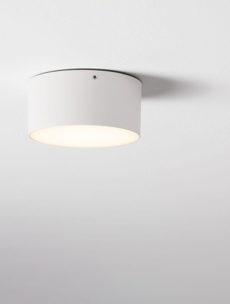 Nova Luce LED Außen-Deckenleuchte Judi 10W warmweiss 3000K IP65 salzwasserfest Weiß Aluminium Ø12cm 9030834