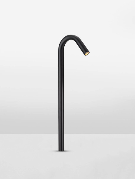 Nova Luce LED Wegeleuchte Gleam 5W warmweiss 3000K IP65 salzwasserfest Anthrazit Aluminium 60cm 9030846