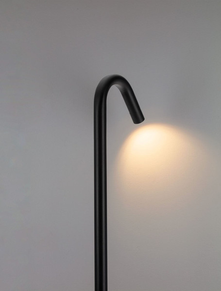 Nova Luce LED Wegeleuchte Gleam 5W warmweiss 3000K IP65 salzwasserfest Anthrazit Aluminium 60cm 9030846