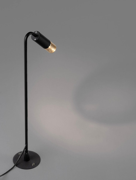 Nova Luce LED Wegeleuchte Aether 5W warmweiss 3000K IP65 salzwasserfest Anthrazit Glas Aluminium 60cm 9030848