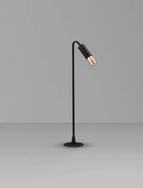Nova Luce LED Wegeleuchte Aether 5W warmweiss 3000K IP65 salzwasserfest Anthrazit Glas Aluminium 60cm 9030848