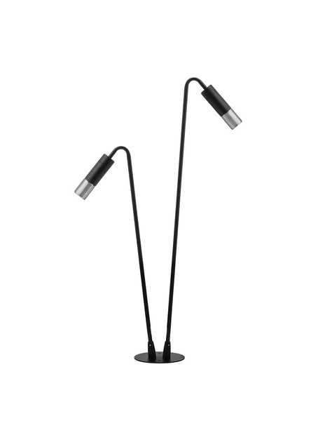 Nova Luce LED Wegeleuchte Aether 10W warmweiss 3000K IP65 salzwasserfest Anthrazit Glas Aluminium 80cm 9030849