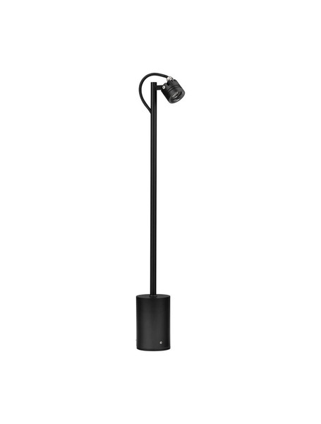 Nova Luce LED Wegeleuchte Sento schwenkbar 3W warmweiss 3000K IP65 salzwasserfest Anthrazit Aluminium 50cm 9030851
