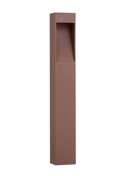 Nova Luce LED Wegeleuchte Maddi 7W warmweiss 3000K IP65 salzwasserfest Cortenstahl Aluminium 60cm 9030906