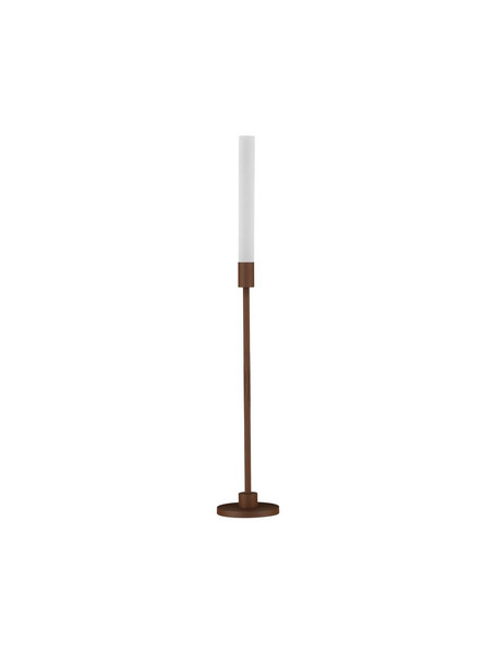 Nova Luce LED Wegeleuchte Slot 4W warmweiss 3000K IP65 salzwasserfest Cortenstahl Aluminium 60cm 9030907