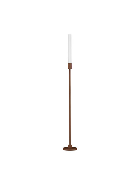 Nova Luce LED Wegeleuchte Slot 4W warmweiss 3000K IP65 salzwasserfest Cortenstahl Aluminium 80cm 9030908