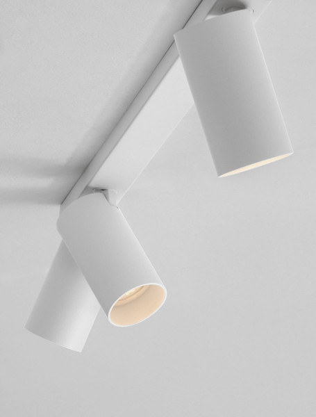 Nova Luce Deckenleuchte Oso schwenkbar 3-flammig 3xGU10 Weiß Aluminium 70x8cm 9030913