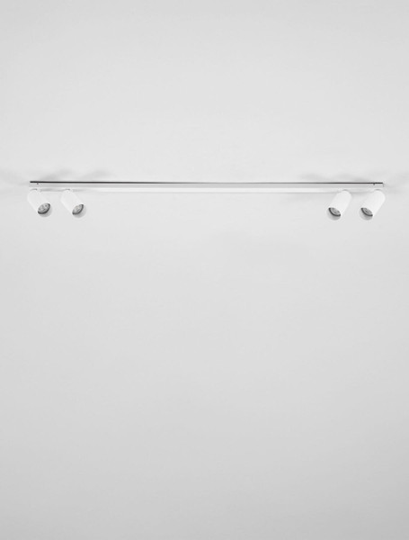 Nova Luce Deckenleuchte Oso schwenkbar 4-flammig 4xGU10 Weiß Aluminium 120x8cm 9030915