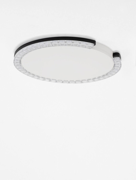 Nova Luce LED Deckenleuchte Greamy dimmbar 21W warmweiss 3000K Schwarz Aluminium Ø46cm 9030962