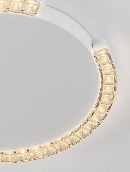 Nova Luce LED Deckenleuchte Greamy dimmbar 21W warmweiss 3000K Weiß Aluminium Ø46cm 9030963