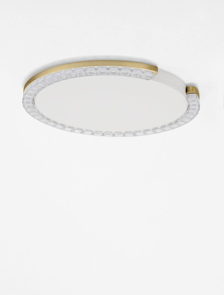 Nova Luce LED Deckenleuchte Greamy dimmbar 21W warmweiss 3000K Gold Aluminium Ø46cm 9030964