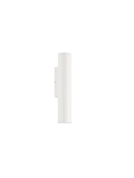 Nova Luce LED Außen-Wandleuchte Torrin 6W warmweiss 3000K IP65 salzwasserfest Weiß Aluminium Ø4,5cm 9050722