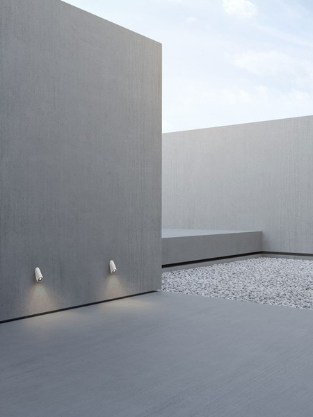 Nova Luce LED Außen-Wandleuchte Soren 3W warmweiss 3000K IP65 Weiß Aluminium 10x6cm 9050727