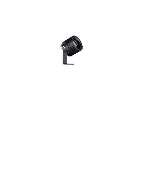 Nova Luce LED Akzentleuchte Sento schwenkbar 3W warmweiss 3000K IP65 salzwasserfest Schwarz Aluminium Ø3,5cm 9050731