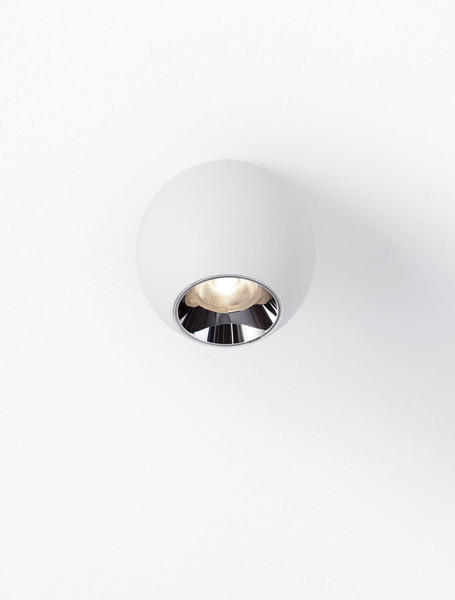 Nova Luce LED Deckenleuchte Nano 13W warmweiss 3000K Weiß Aluminium Ø8,5cm 9052028