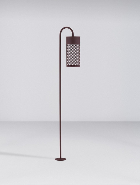 Nova Luce LED Wegeleuchte Motley 9W warmweiss 3000K IP65 salzwasserfest Cortenstahl Aluminium 100cm 9060231