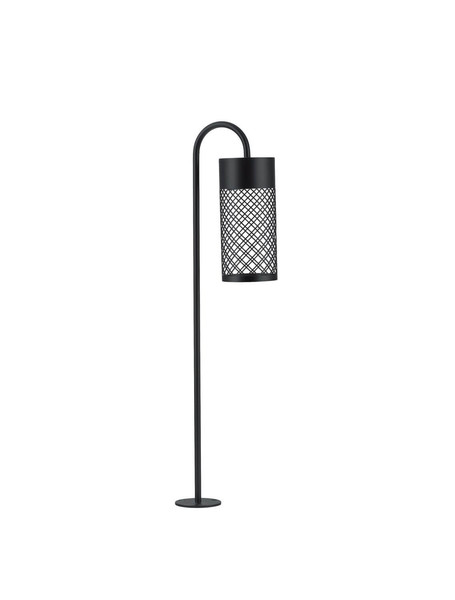 Nova Luce LED Wegeleuchte Motley 9W warmweiss 3000K IP65 salzwasserfest Schwarz Aluminium 70cm 9060232