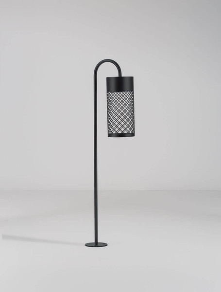 Nova Luce LED Wegeleuchte Motley 9W warmweiss 3000K IP65 salzwasserfest Schwarz Aluminium 70cm 9060232